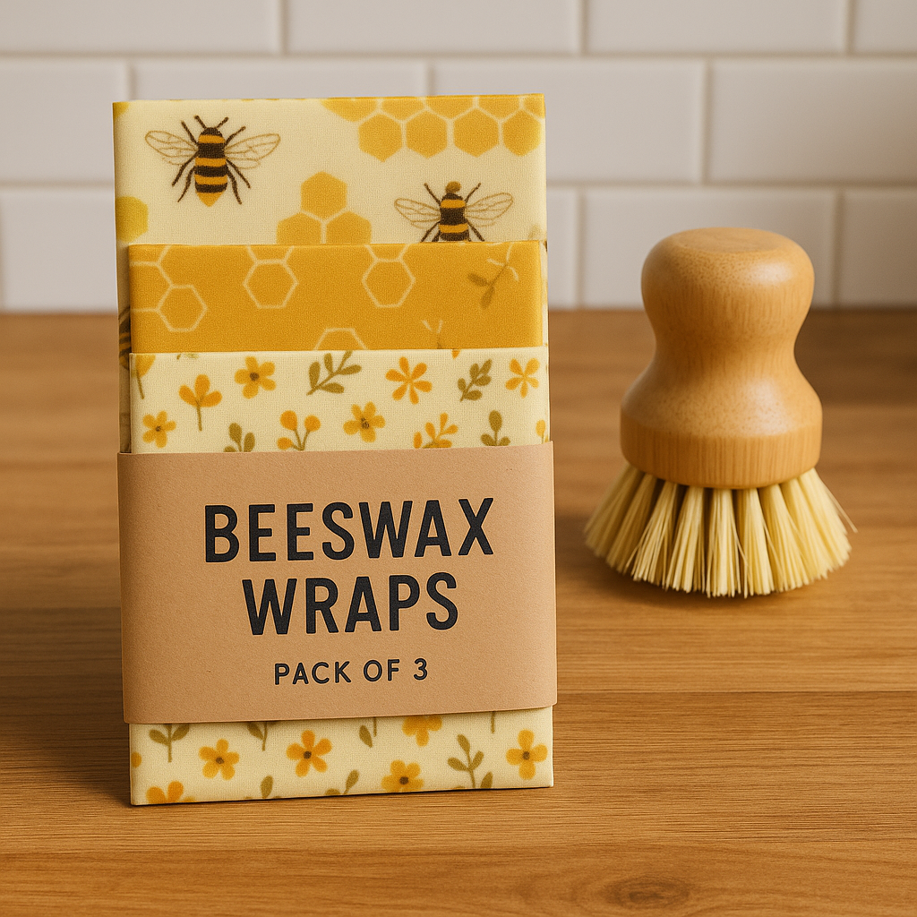 Bamboo Brush and Beeswax Wrap