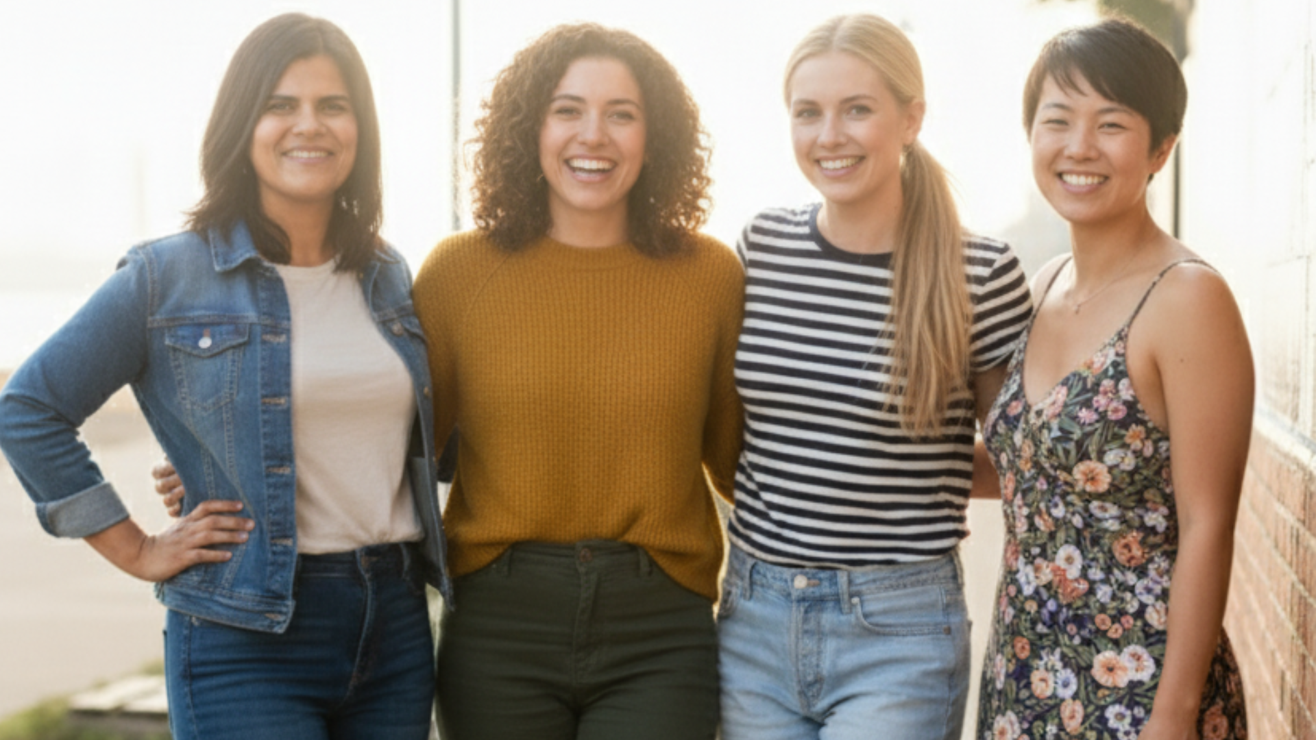 Eco Haven Team standing together outdoors, smiling at the camera.